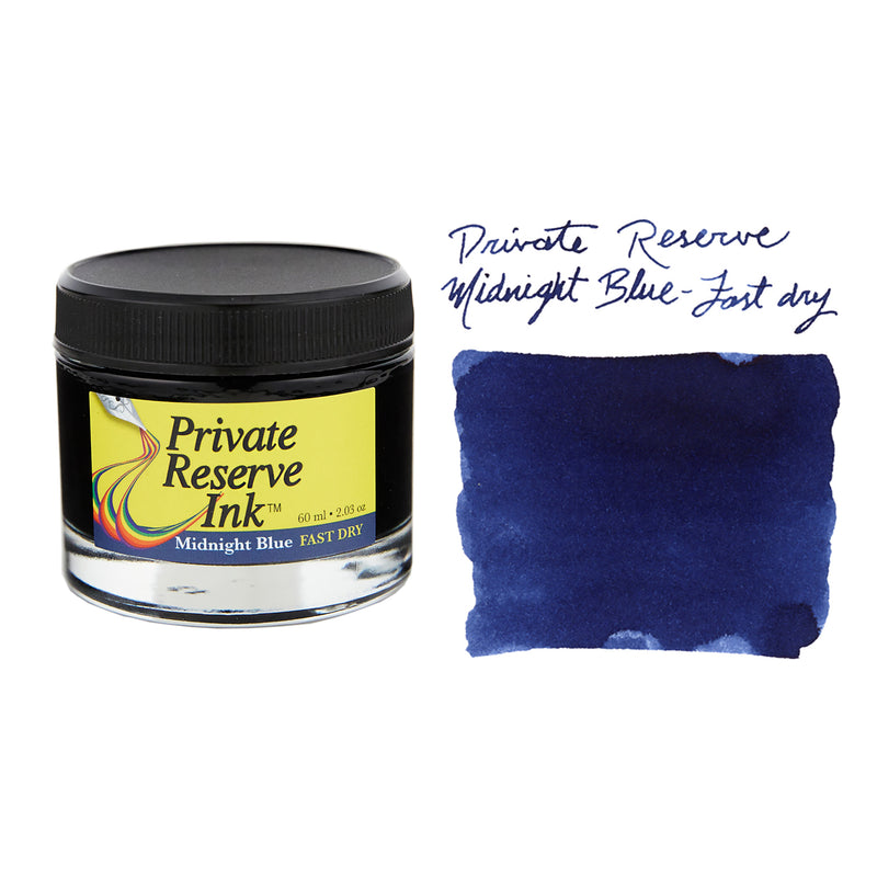 Private Reserve Midnight Blue Fast Dry - 60ml Bottled Ink