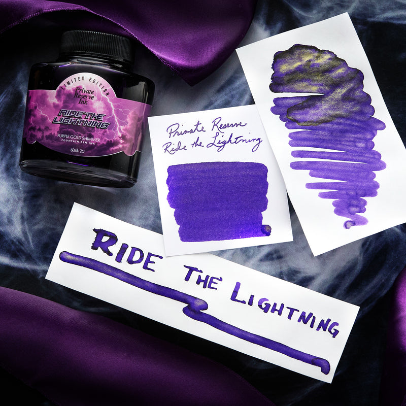 Private Reserve Ride the Lightning - Ink Sample