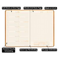 Rhodia 2027 Weekly Planner - Fuchsia