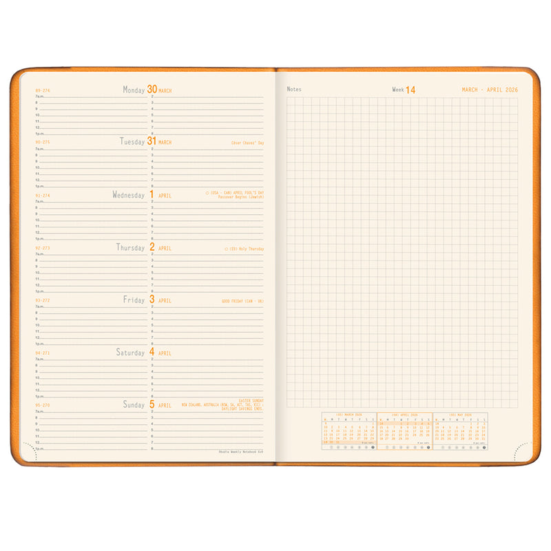 Rhodia 2027 Weekly Planner - Fuchsia