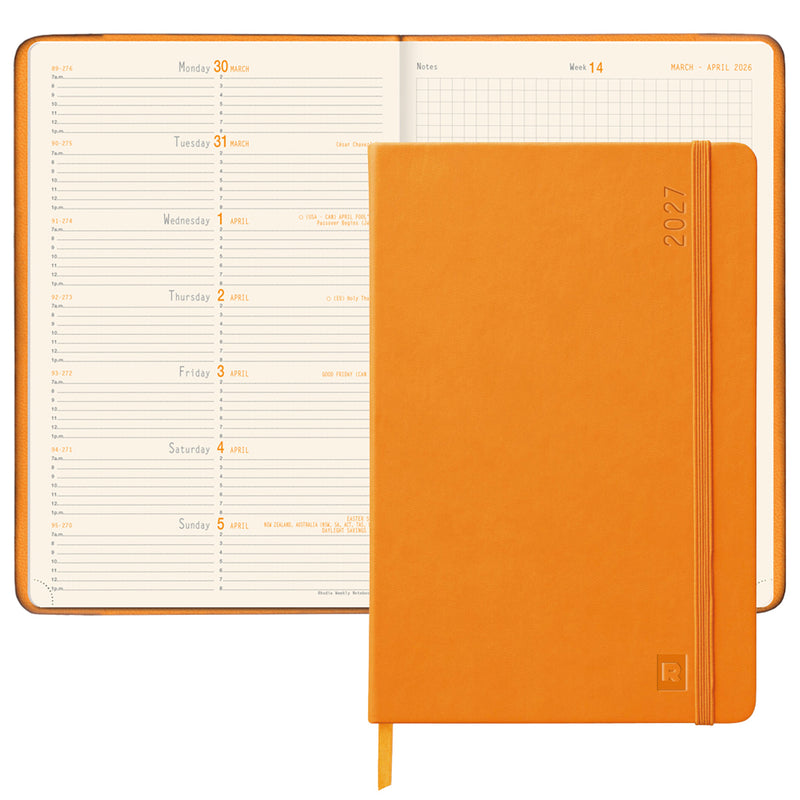Rhodia 2027 Weekly Planner - Orange