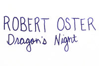 Robert Oster Dragon's Night - Ink Sample