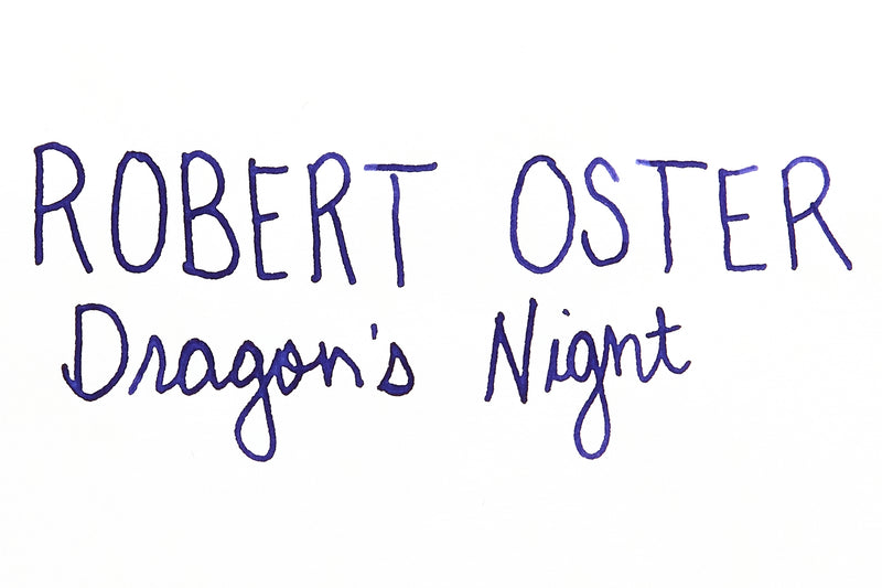 Robert Oster Dragon's Night - Ink Sample