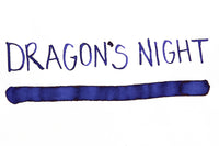 Robert Oster Dragon's Night - Ink Sample