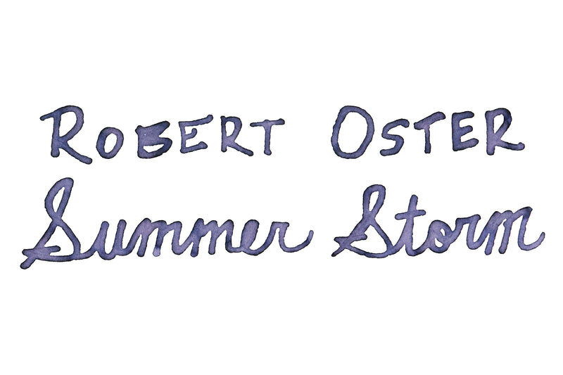 Robert Oster Summer Storm - Ink Sample