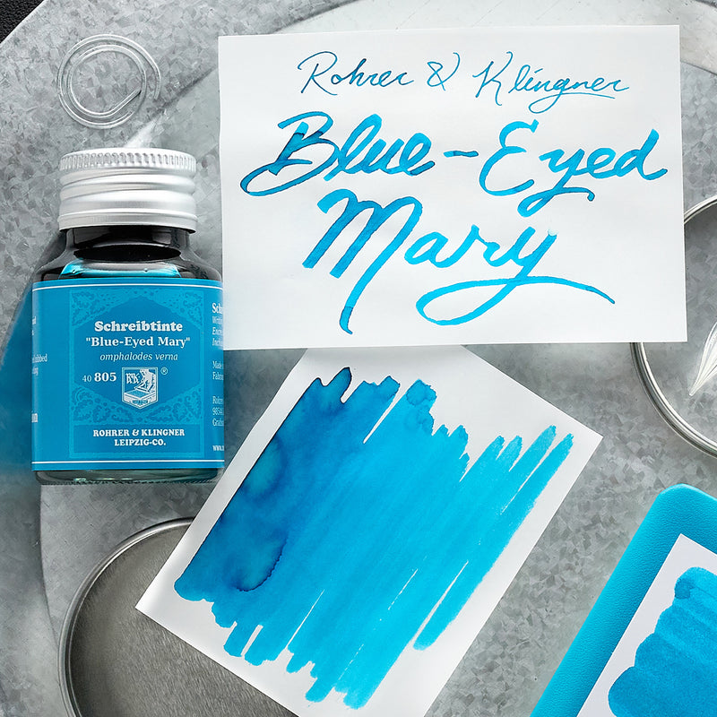 Rohrer & Klingner Blue-Eyed Mary - Ink Sample