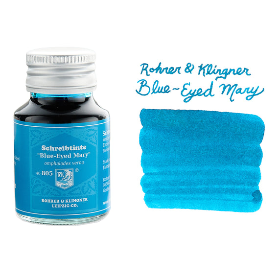 Rohrer & Klingner Blue-Eyed Mary - 50ml Bottled Ink