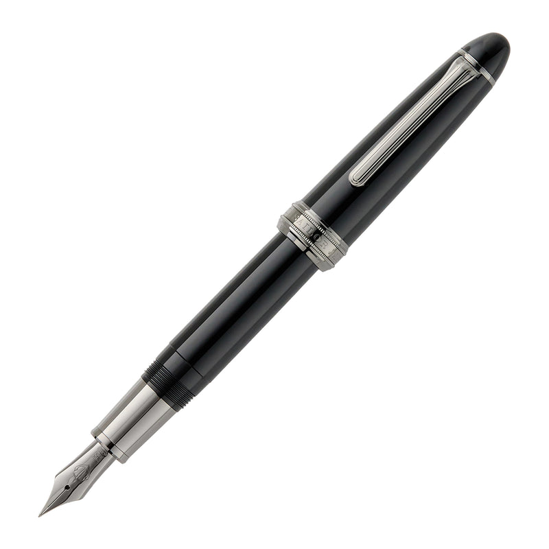 Sailor 1911L Naginata Togi Fountain Pen - Black/Black