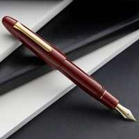 Sailor 1911 King of Pens Color Urushi Ebonite Fountain Pen - Wine Red