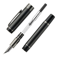 Sailor CYLINT Fountain Pen - Matte Black Stainless Steel