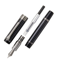 Sailor CYLINT Fountain Pen - Black Stainless Steel