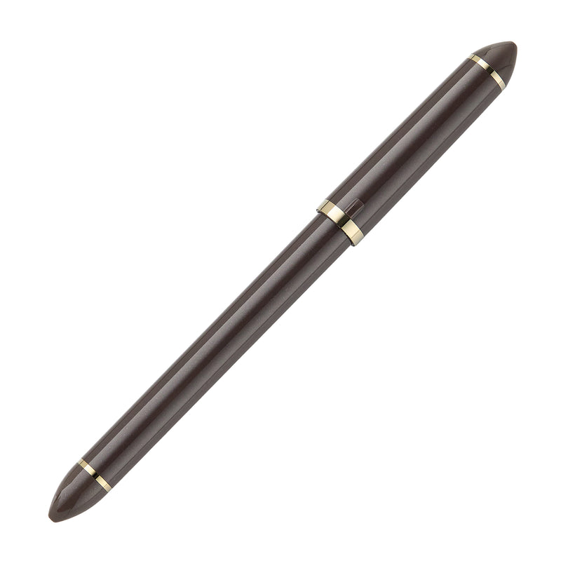 Sailor Compass Fude De Mannen Fountain Pen - Pearl Brown, 40°