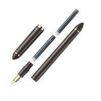 Sailor Compass Fude De Mannen Fountain Pen - Pearl Brown, 40°