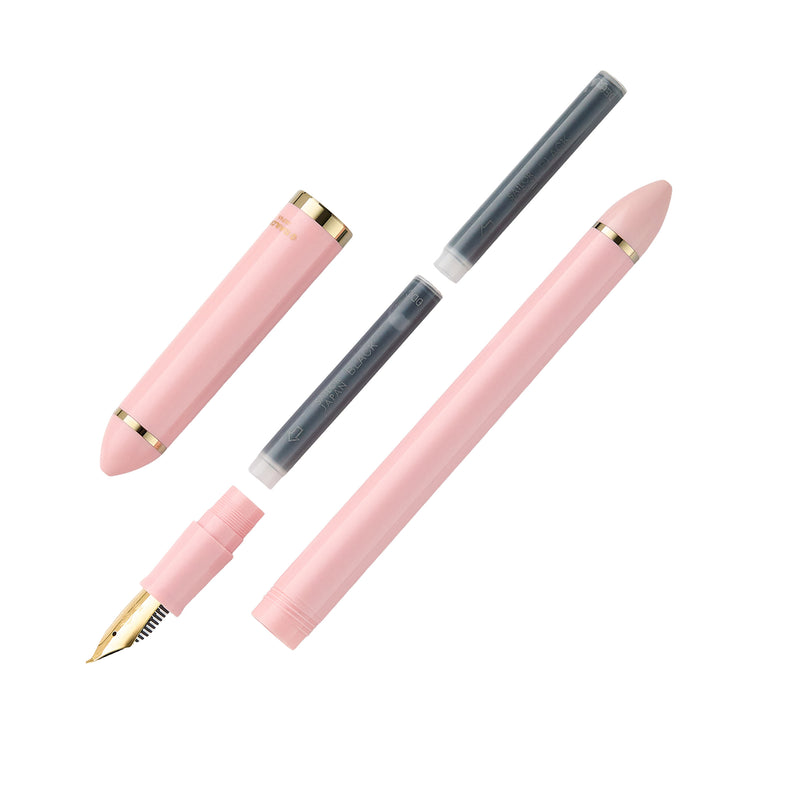 Sailor Compass Fude De Mannen Fountain Pen - Pearl Pink, 40°
