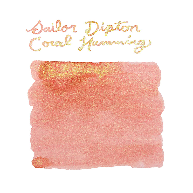 Sailor Dipton Coral Humming - Ink Sample