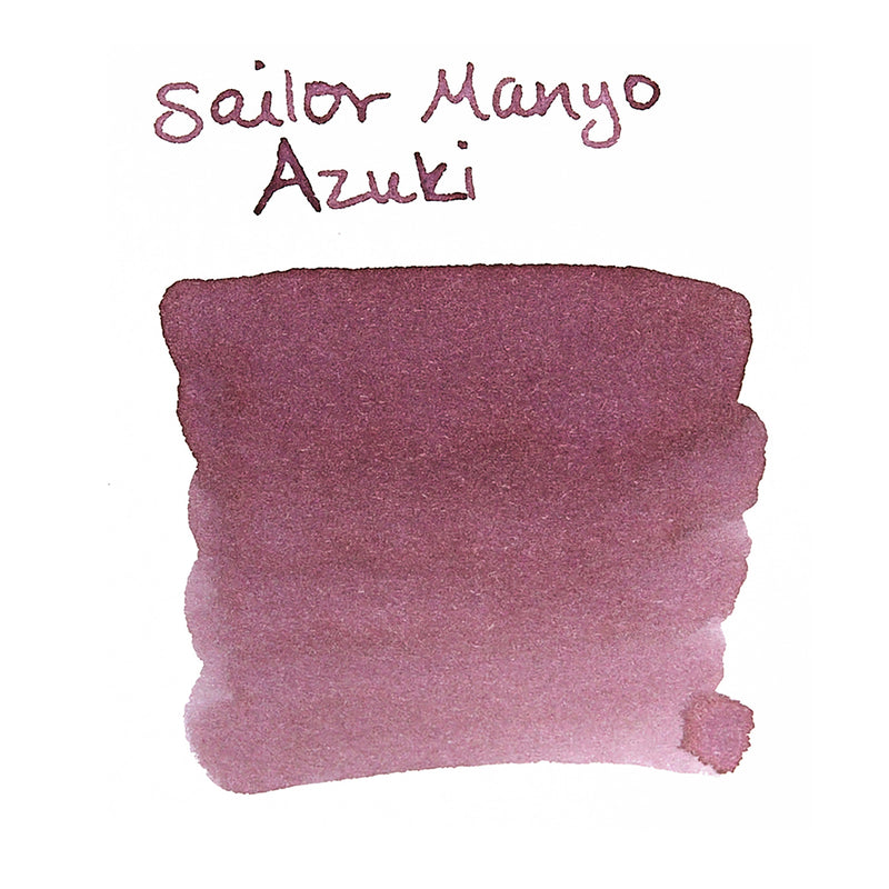 Sailor Manyo Azuki - Ink Sample