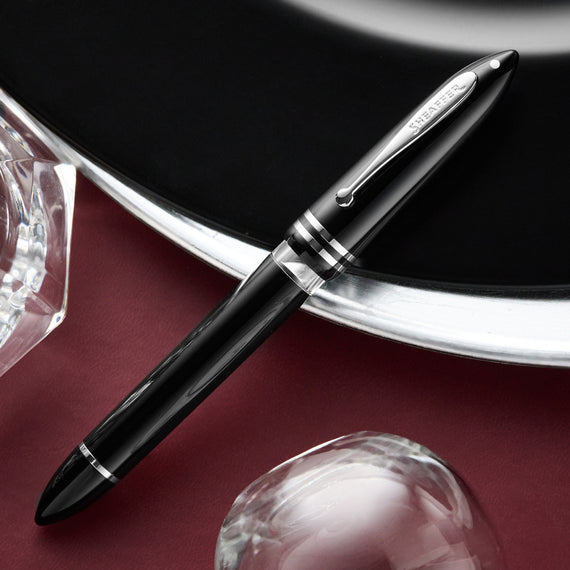 Sheaffer Balance III Fountain Pen - Glossy Black/Chrome