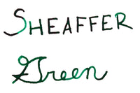 Sheaffer Green - Ink Sample