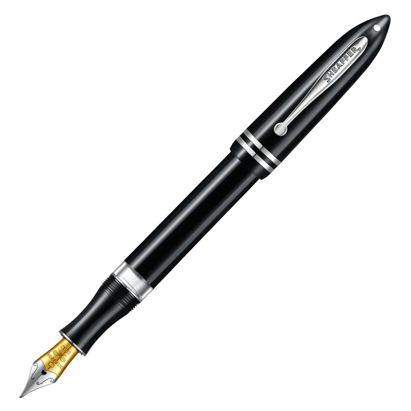Sheaffer Balance III Fountain Pen - Glossy Black/Chrome