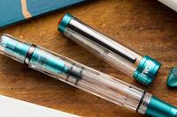 (Bottom Shelf) TWSBI Diamond 580ALR Fountain Pen - Caribbean w/ Onyx