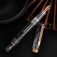 TWSBI ECO Fountain Pen - Black Marble w/ Bronze Trim