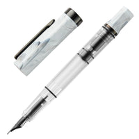 TWSBI ECO Fountain Pen - Carrara w/ Onyx Trim