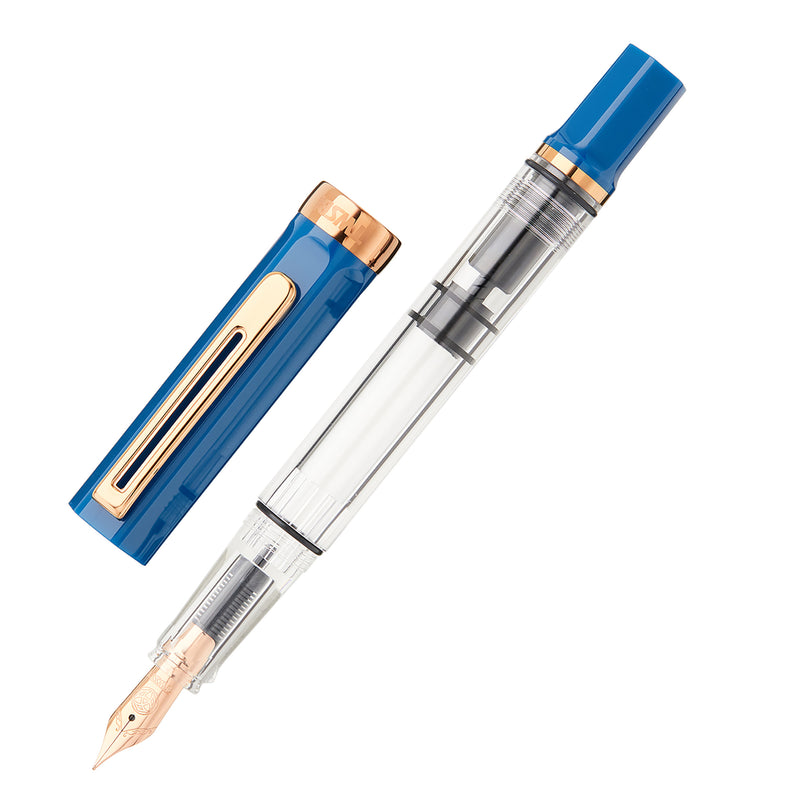 TWSBI ECO Fountain Pen - Indigo Blue w/ Bronze Trim