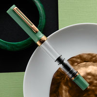TWSBI ECO Fountain Pen - Jade Jelly w/ Bronze Trim