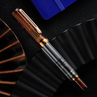 TWSBI ECO Fountain Pen - Rootbeer w/ Bronze Trim