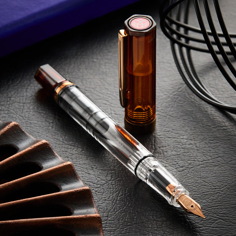 TWSBI ECO Fountain Pen - Rootbeer w/ Bronze Trim