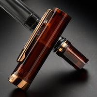 TWSBI ECO Fountain Pen - Rootbeer w/ Bronze Trim
