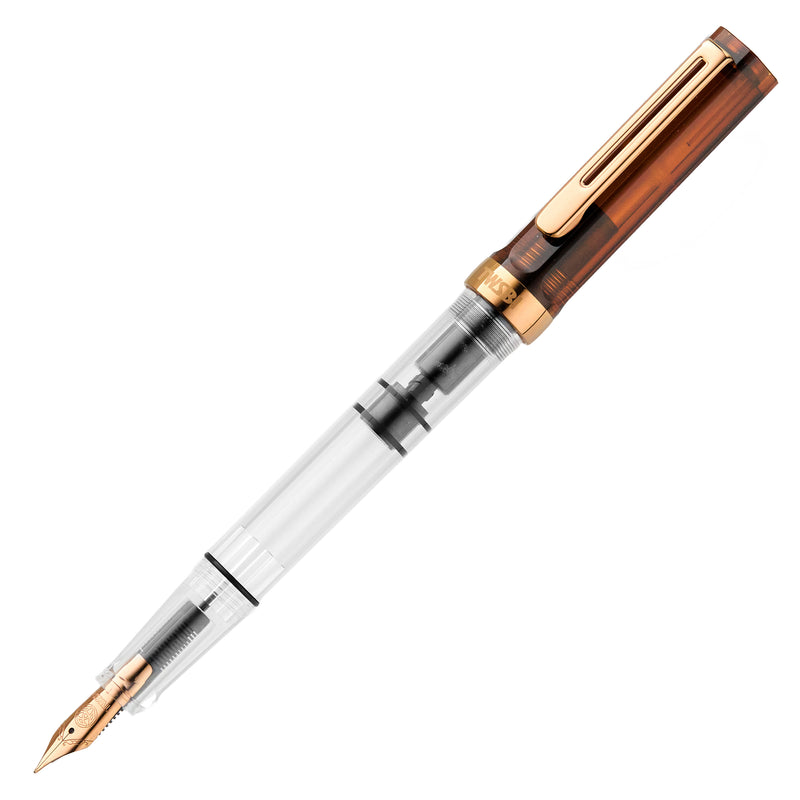 TWSBI ECO Fountain Pen - Rootbeer w/ Bronze Trim