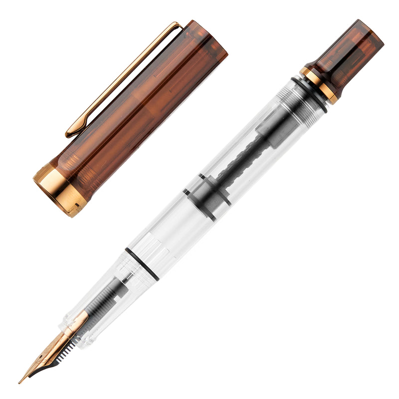 TWSBI ECO Fountain Pen - Rootbeer w/ Bronze Trim