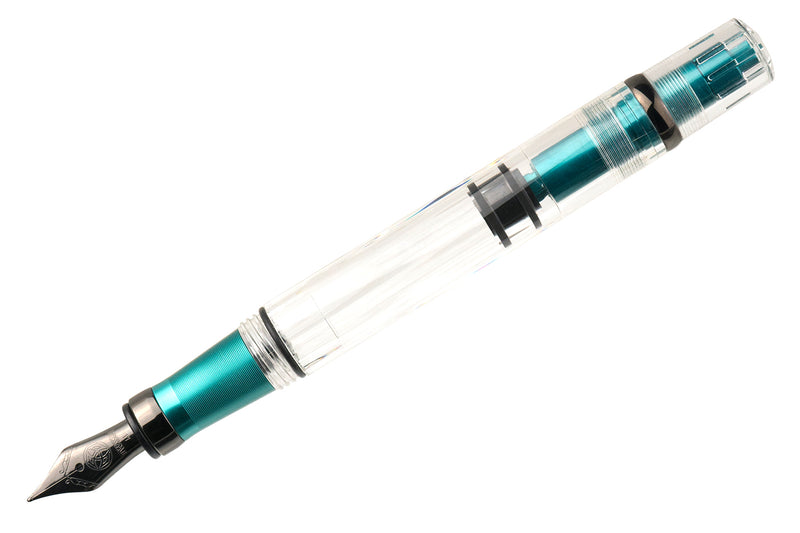 (Bottom Shelf) TWSBI Diamond 580ALR Fountain Pen - Caribbean w/ Onyx