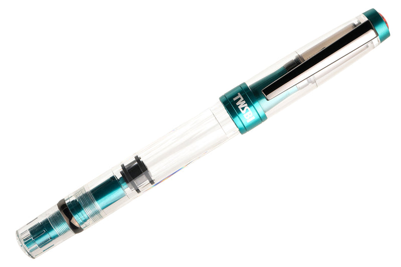 (Bottom Shelf) TWSBI Diamond 580ALR Fountain Pen - Caribbean w/ Onyx