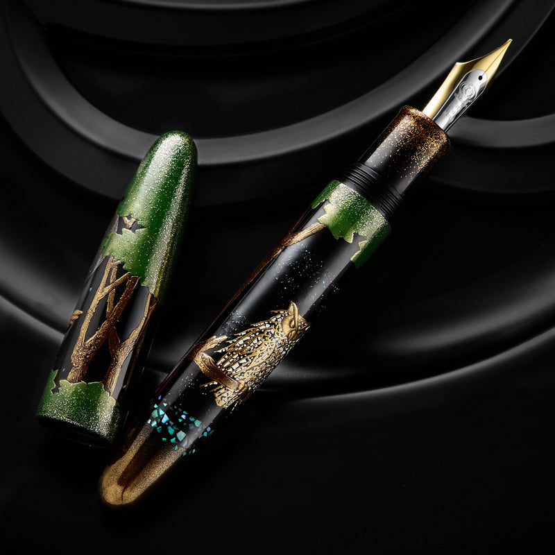 TACCIA Empress Maki-e Fountain Pen - Hidden Forest (Limited Edition)