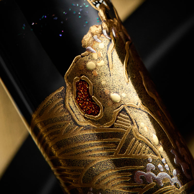 TACCIA Empress Maki-e Fountain Pen - Moonlit Falls (Limited Edition)