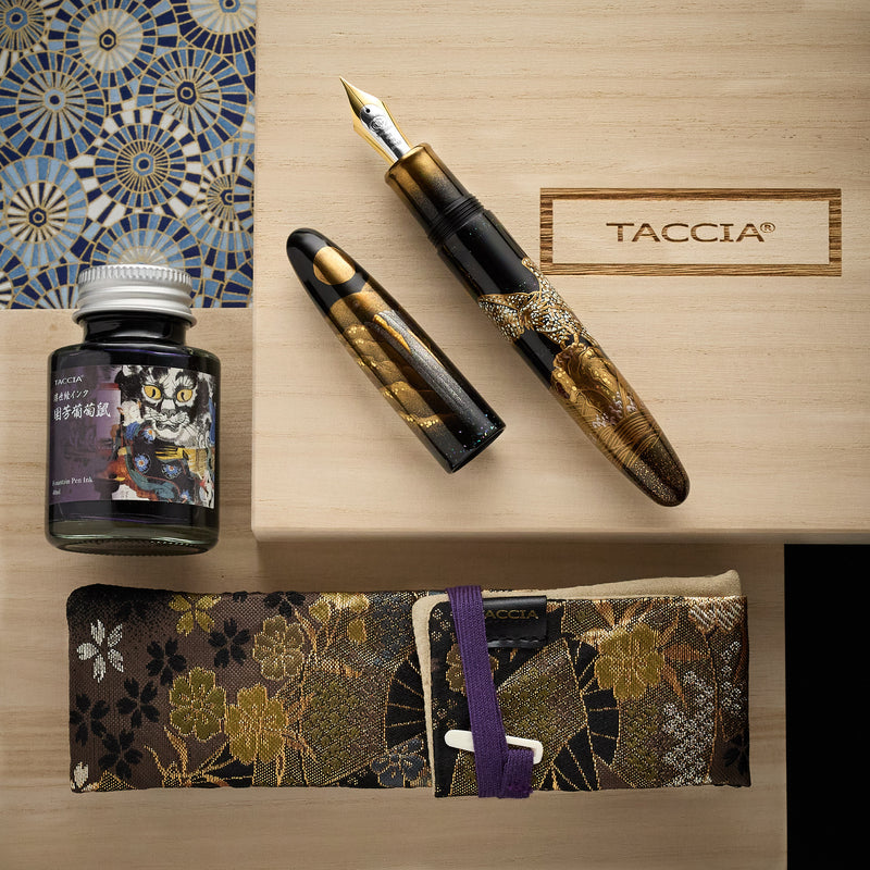 TACCIA Empress Maki-e Fountain Pen - Moonlit Falls (Limited Edition)