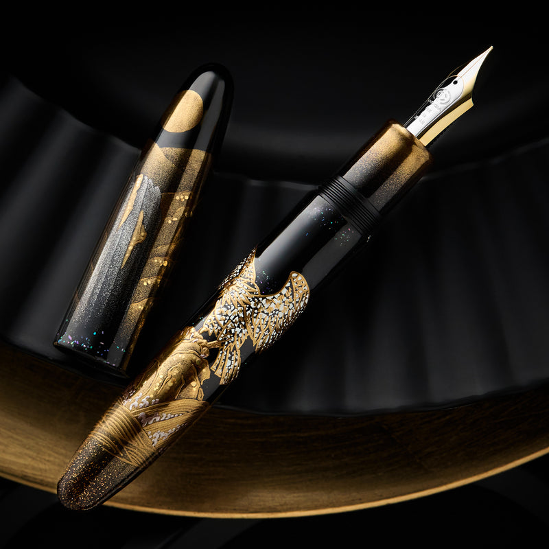 TACCIA Empress Maki-e Fountain Pen - Moonlit Falls (Limited Edition)