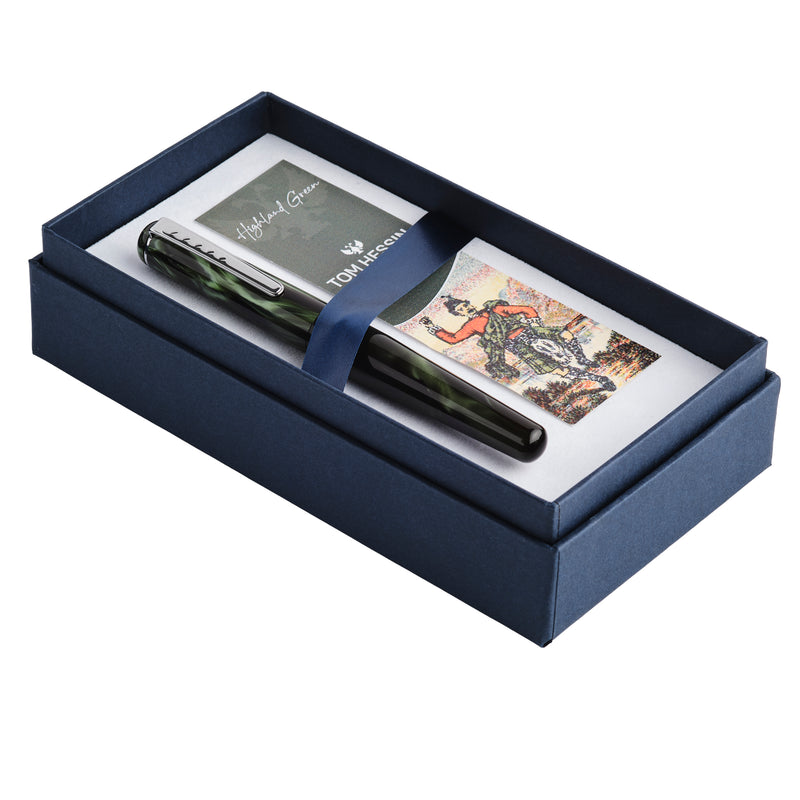 Tom Hessin Charles Fountain Pen - Highland Green