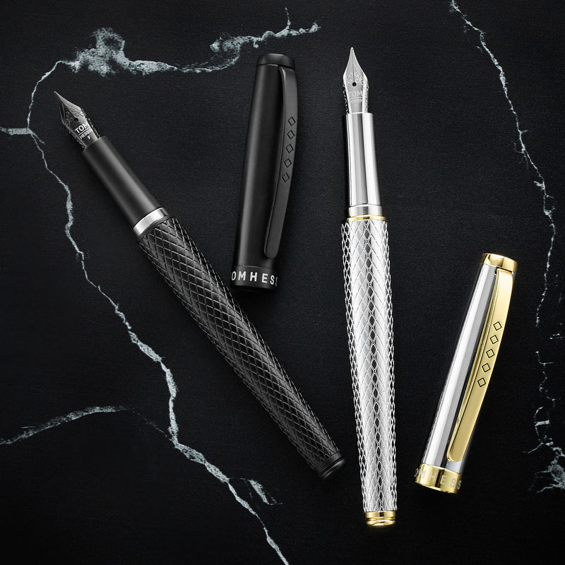 Tom Hessin Magnetic Series Fountain Pen - Carbon Steel