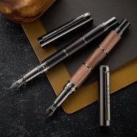 Tom Hessin Revolution Fountain Pen - Charcoal