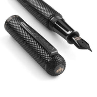 Tom Hessin Charles 1870 Gherkin Fountain Pen - All Black