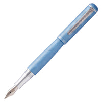 Tom Hessin Charles 1870 Gherkin Fountain Pen - Sky Blue