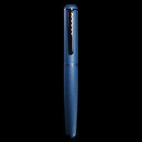 Tom Hessin Charles 1870 Gherkin Fountain Pen - Sky Blue