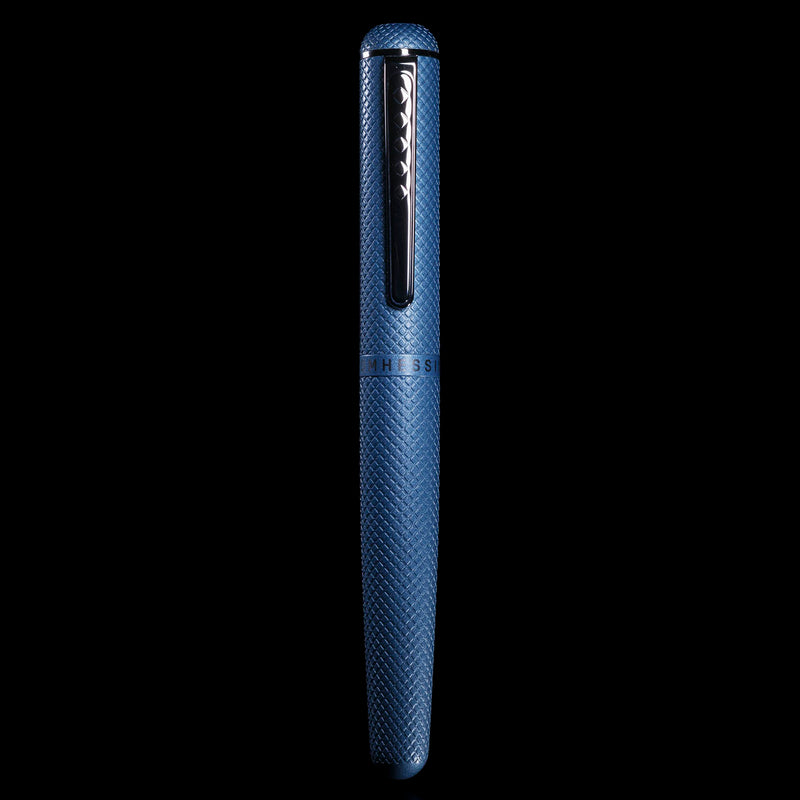 Tom Hessin Charles 1870 Gherkin Fountain Pen - Sky Blue