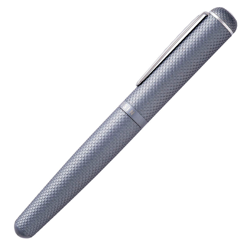 Tom Hessin Charles 1870 Gherkin Fountain Pen - Monument Grey