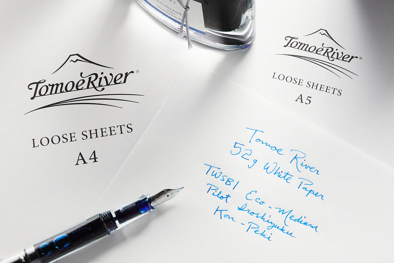 Tomoe River A5 Loose Sheets - 52gsm White