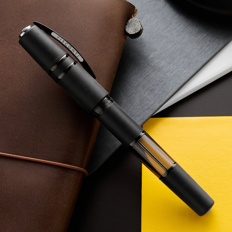 Visconti Homo Sapiens Fountain Pen - Dark Crystal (14k Nib)