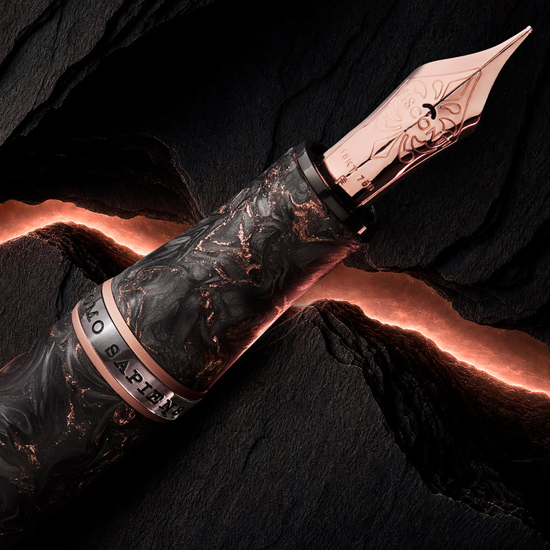 Visconti Homo Sapiens Fountain Pen - Carbon Rose (Limited Edition)